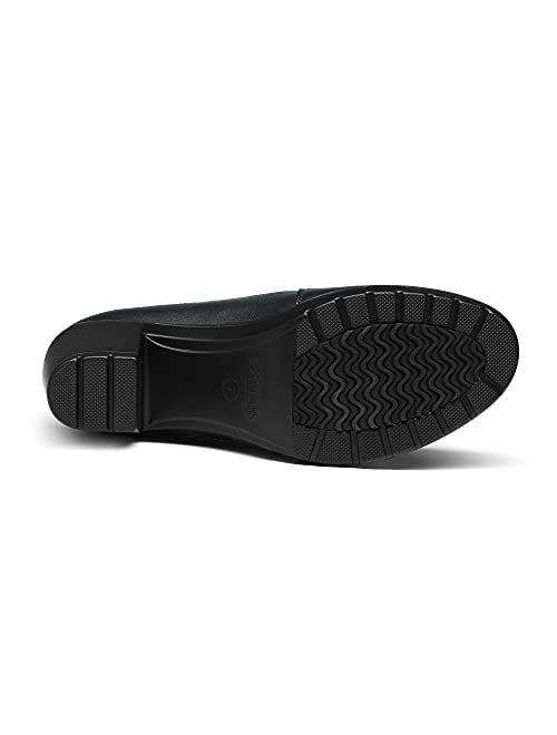 DREAM PAIRS Women’s Chunky Low Block Heel Pumps Comfort Oxfords Shoes