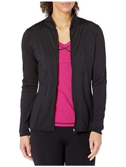 Women's Zip Front with Mesh Panel Inserts for Cooling Comfort Jacket