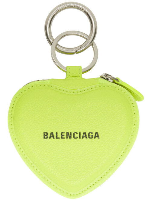 Balenciaga Cash Heart Mirror Keychain