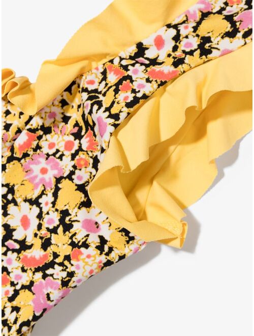 Marysia Kids floral-print ruffled swimsuit