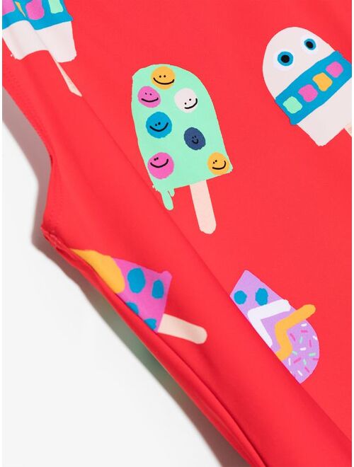 Stella McCartney Kids lolly-print swimsuit