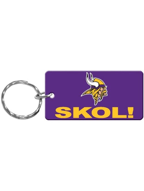 Stockdale Multi Minnesota Vikings Laser Cut expression Logo Keychain