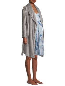 Maternity Secret Treasures Plush Robe Set - Available in Plus Sizes