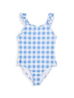 Toddler Girls Gingham One-Piece Swimsuit