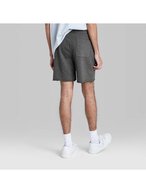 Men's 8.5" Printed Regular Fit Jogger Shorts - Original Use™ Charcoal Gray/Pinwheel
