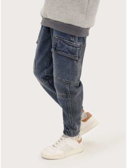 Boys Slant Pocket Jogger Jeans