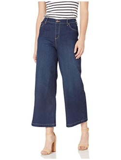 Women's Amanda Wide Leg Crop Length Jean