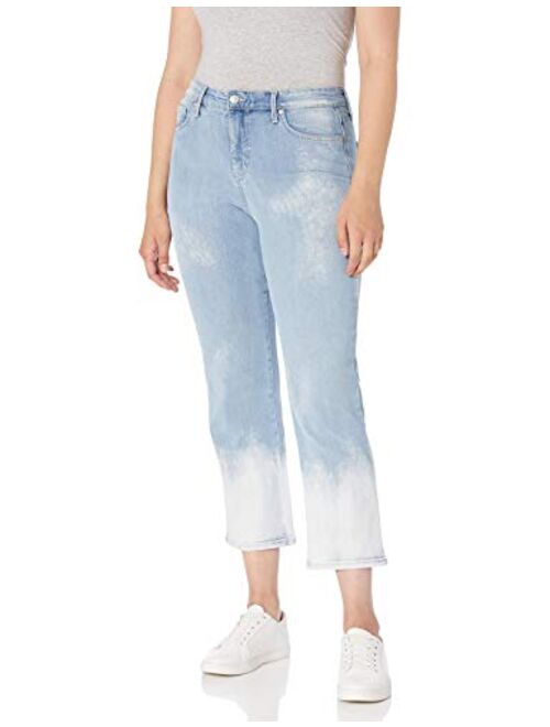 Gloria Vanderbilt Women's Mid Rise Straight Leg Crop Length Jean