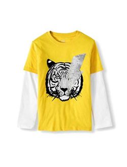 Long Sleeve Graphic T-Shirt (Little Boys, Big Boys, & Husky)