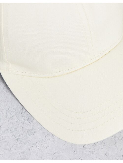 adidas Originals adicolor trefoil cap in wonder white