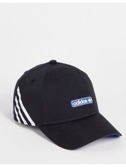 Relaxed Forum strapback cap in black