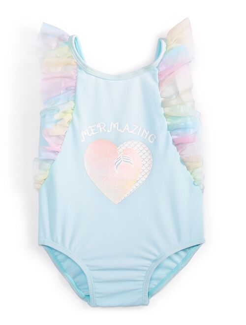 First Impressions Baby Girls Mermazing 1-Pc. Swimsuit, Created for Macy's