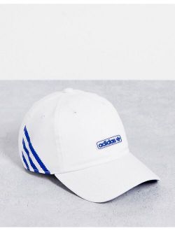 Relaxed Forum strapback cap in white