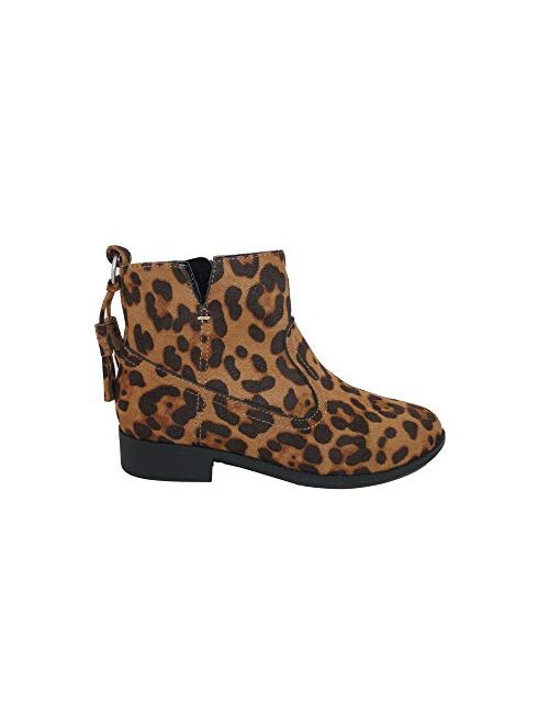 Wonder Nation Lucky Leopard Slip-on Ankle Boot