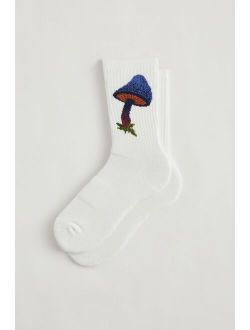 druthers Watercolor Shroom Sock