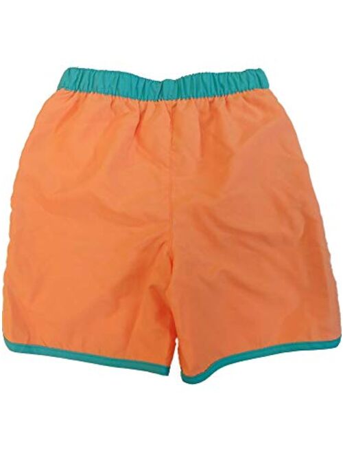 Wonder Nation Toddler Boys Piranha on Orange Sherbert Swim Short Trunk