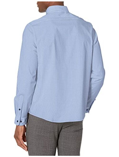 Tommy Hilfiger Men's Dress Shirt Athletic Fit Tech Non Iron No-Tuck Stretch