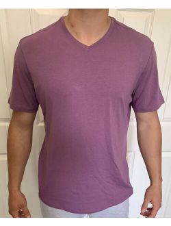 Men Size S 5 Year Basic V Purple AMVE Tee Shirt Short Sleeve Metal