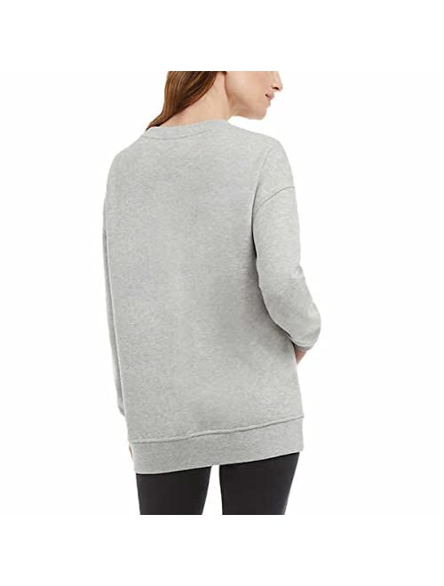 Danskin Ladies' Oversized Crewneck Pullover with Pocket