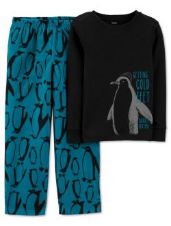 Little & Big Boys 2-Pc. Penguin Pajamas