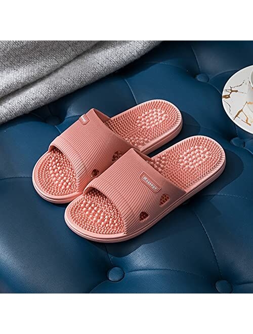 Mottled Sky Acupressure Massage Slippers for Plantar Fasciitis for Women Acupuncture Slippers Arthritis Neuropathy Pain Relief Non-Slip Massage Sandals Women Stress Relie