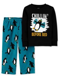 Toddler Boys 2-Pc. Snug-Fit Penguin Pajamas