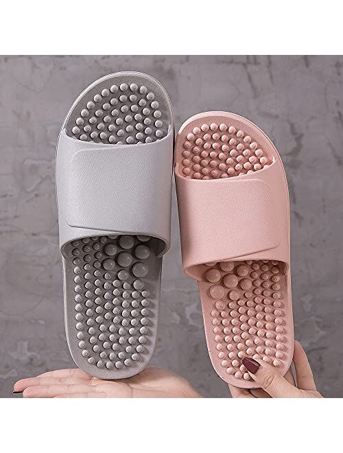 V-shine Health Foot Massage Slippers Acupressure Point Care Magnet Therapy Promoting Blood Circulation Myofascial Release Trigger Point Acupuncture Relaxation Gifts for P