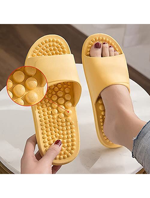 V-shine Health Foot Massage Slippers Acupressure Point Care Magnet Therapy Promoting Blood Circulation Myofascial Release Trigger Point Acupuncture Relaxation Gifts for P