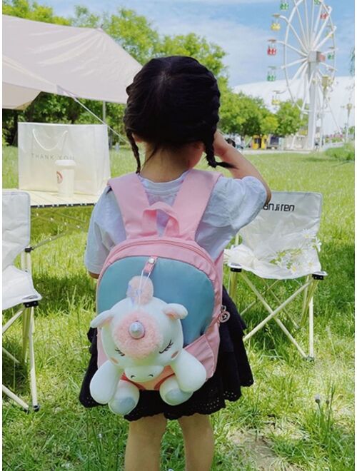 Shein Girls Unicorn Decor Backpack