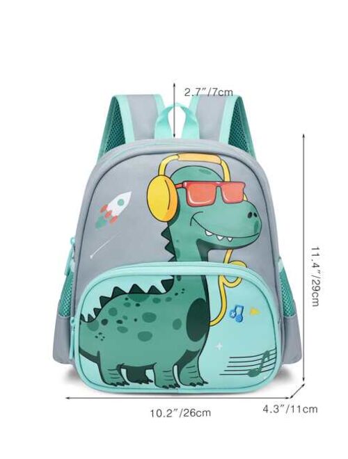 Shein Boys Cartoon Graphic Backpack