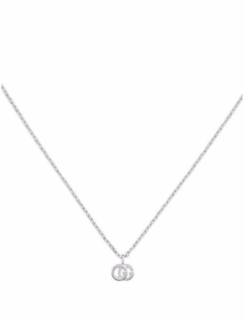 Gucci 18kt white gold GG Running necklace