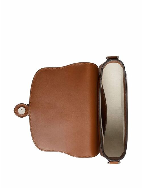 Gucci logo-print leather shoulder bag