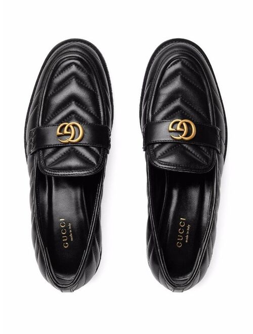 Gucci Double G matelassé loafers