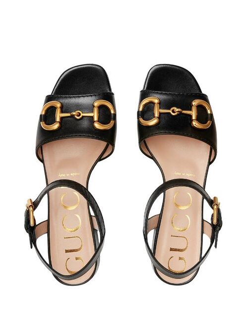 Gucci Horsebit strap buckle-fastening sandals