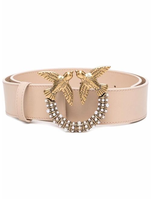 pinko love birds belt