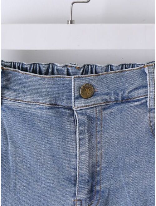 Shein Boys Slant Pocket Ripped Jeans
