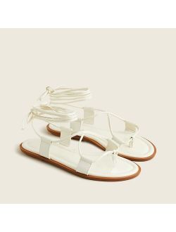Sorrento lace-up gladiator sandals in leather