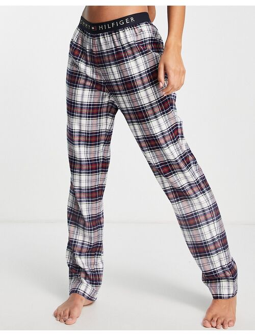 Tommy Hilfiger Original logo waistband pant in multi check