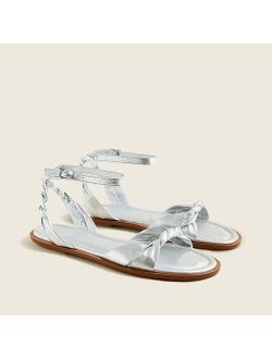 Sorrento twist-strap sandals in leather