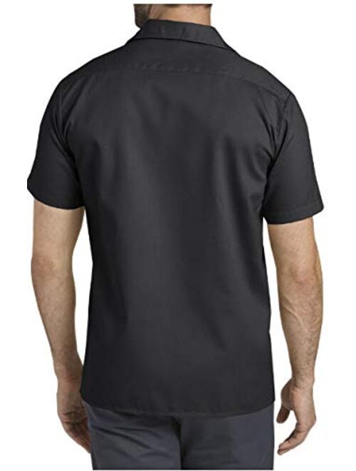 Dickies Men's Short-Sleeve Flex Work Shirt Slim Fit