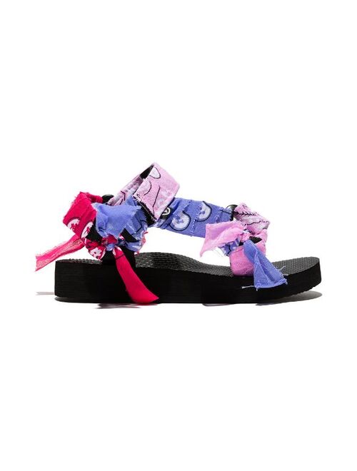 Arizona Love Kids Trekky bandana-print sandals