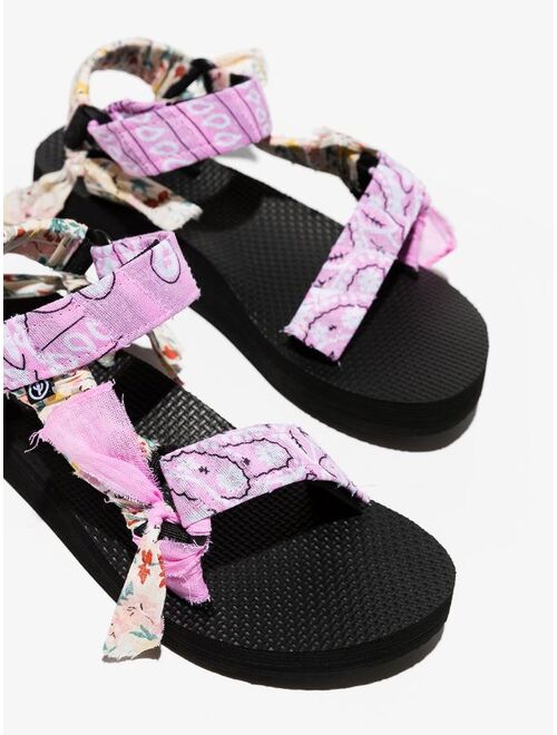Arizona Love Kids Trekky mix-print sandals