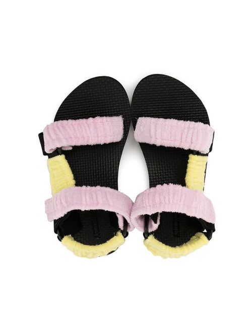 Arizona Love Kids trekky terry-cloth sandals