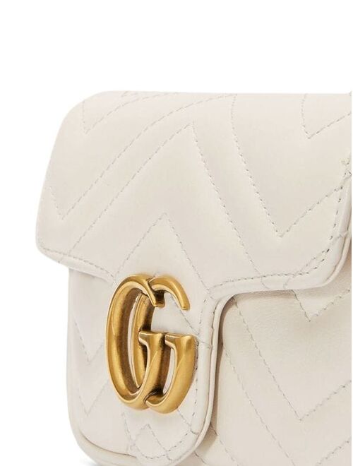 Gucci super mini GG Marmont crossbody bag