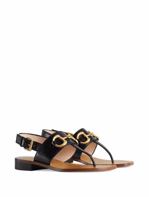 Gucci Horsebit-motif flat sandals