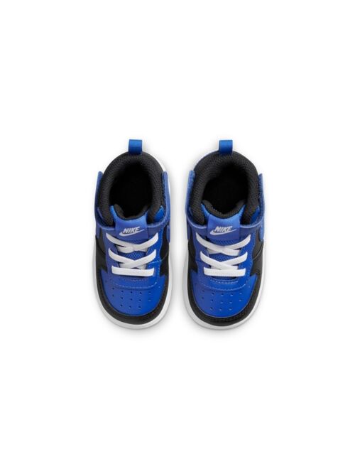 Nike Toddler Boys Court Borough Mid 2 Stay-Put Casual Sneakers from Finish Line