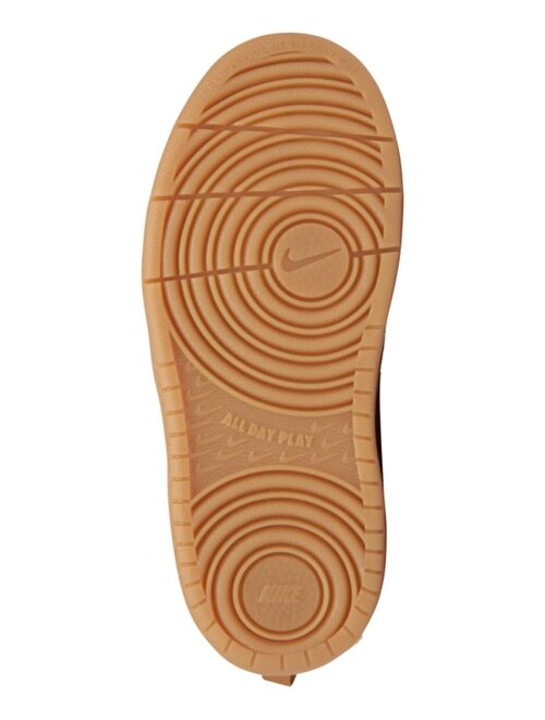 Nike Toddler Boys Court Borough Mid 2 Stay-Put Closure Casual Sneakers from Finish Line