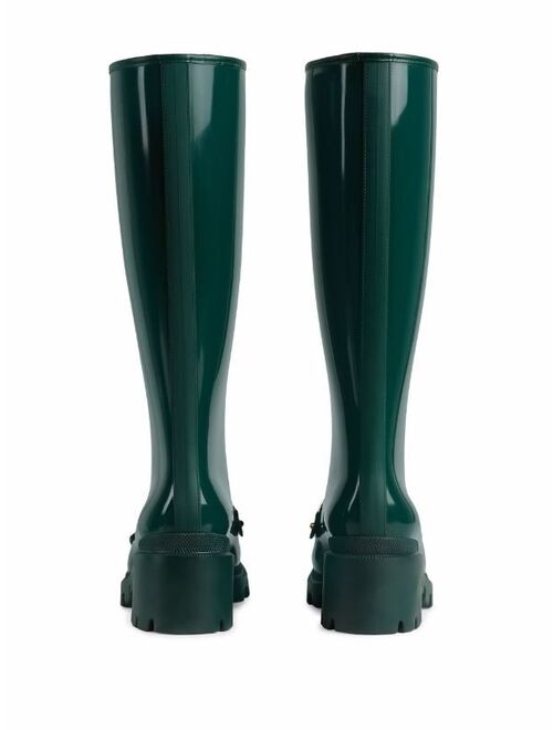 Gucci Horsebit-detail mid-calf boots