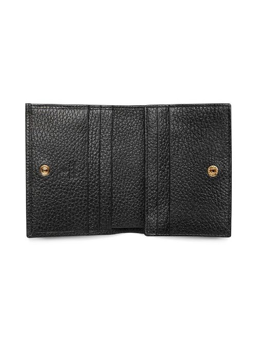 Gucci Interlocking G plaque card case