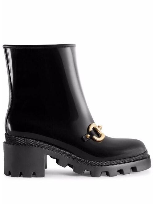 Gucci Horsebit-detail block-heel boots